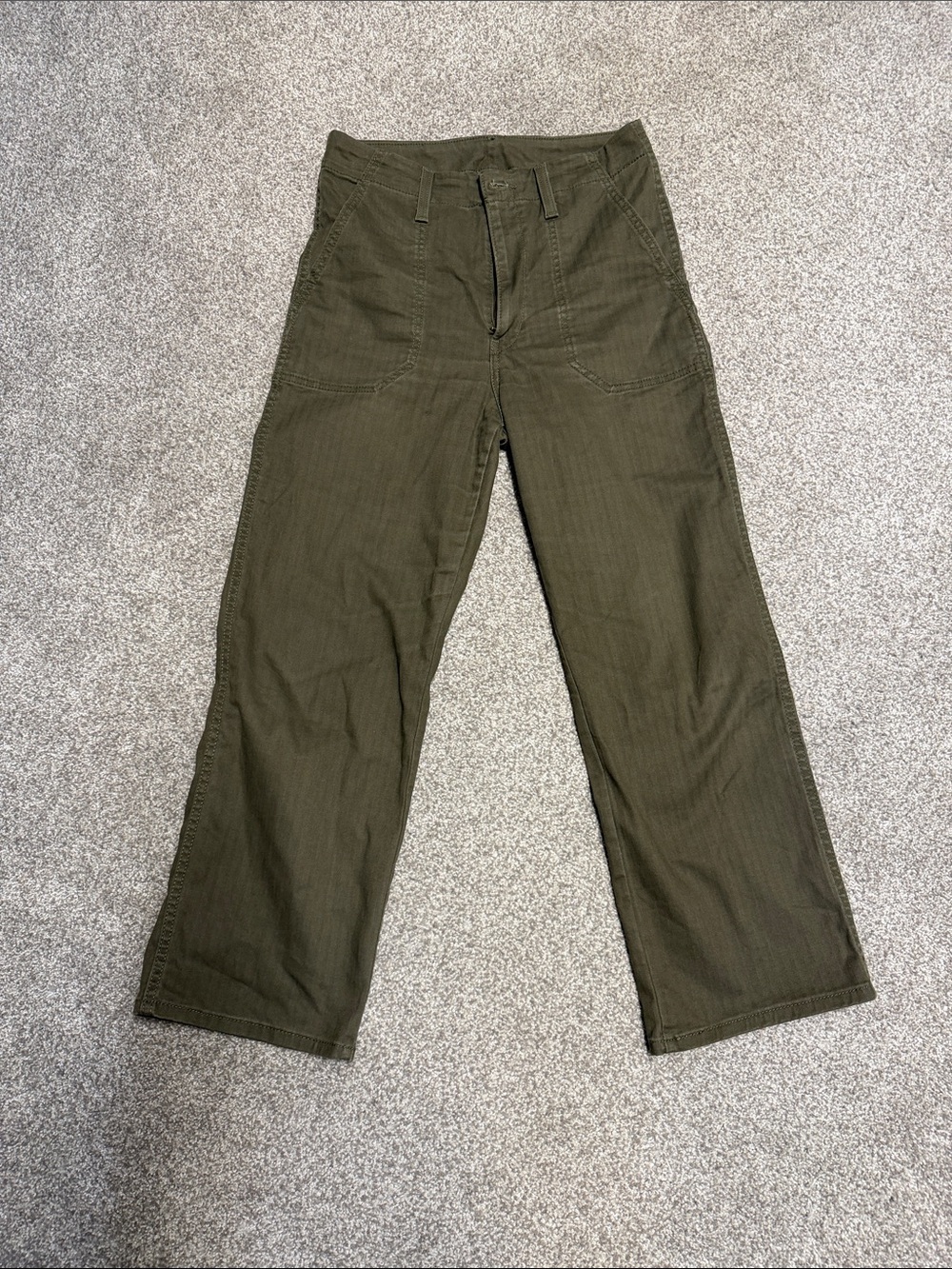 Women’s Levi’s Olive Green Utility Pants